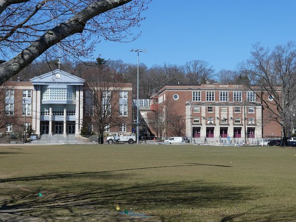 Singles in Brookline: view of the city