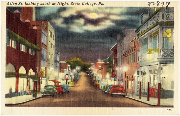 Singles in State College: view of the city