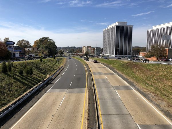 Singles in West Falls Church: view of the city