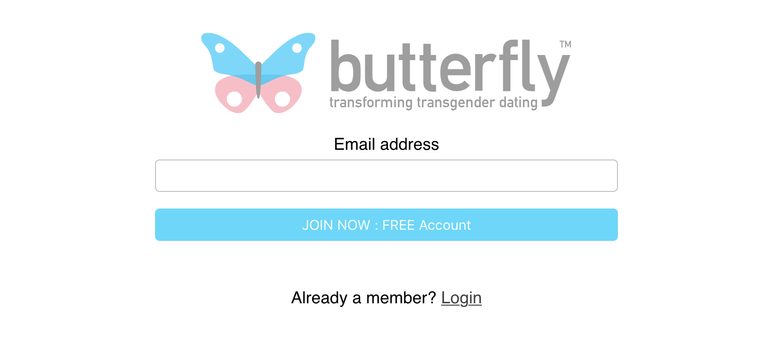 Butterfly Dating signup