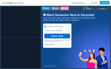 Screenshot of the Chatrandom website