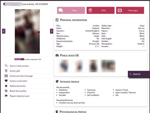 gleeden profile