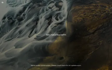 Screenshot of the Rec Room website