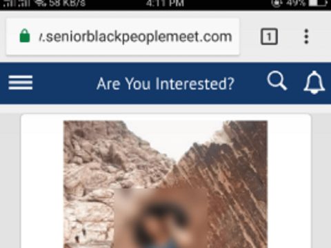 SeniorBlackPeopleMeet Mobile