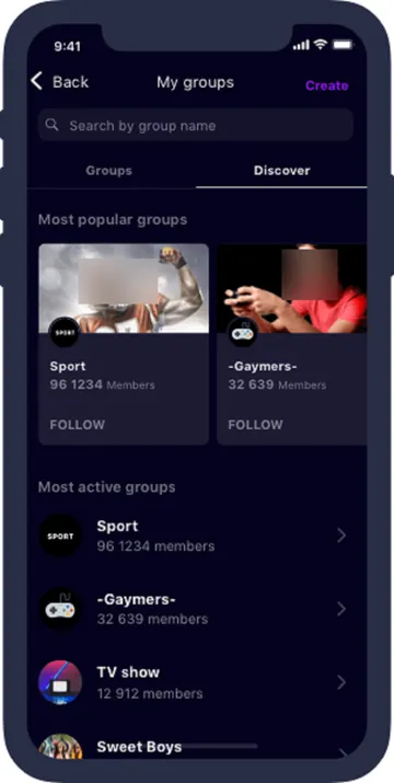 Screenshot of the Taimi website