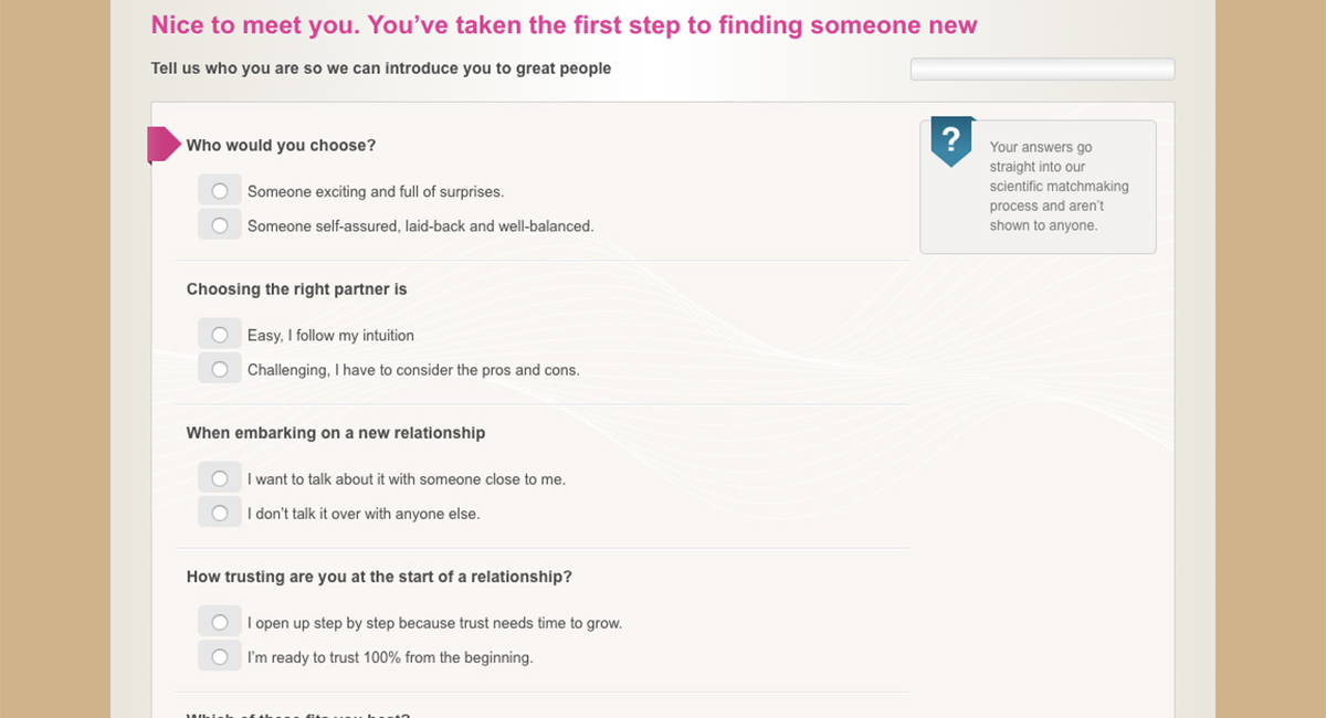 gratis online matchmaking compatibiliteit