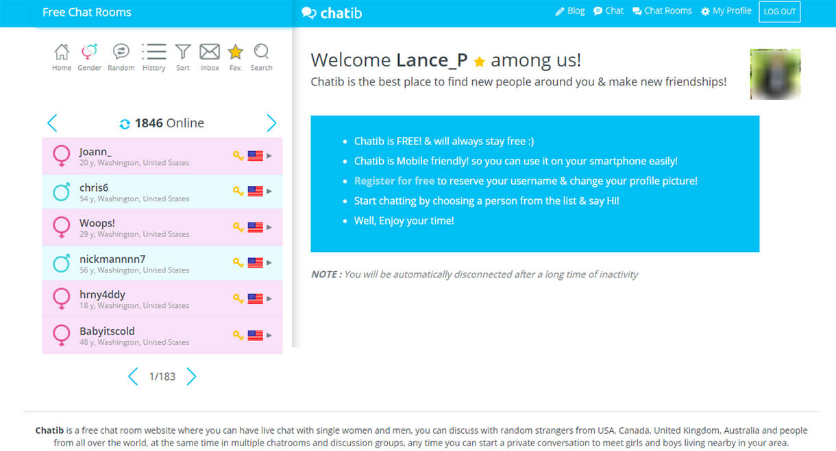 Chatib Test March 2021 Fun For Chatting Or Waste Of Time Datingscout Com Chatib.us is tracked by us since april, 2016. chatib test march 2021 fun for