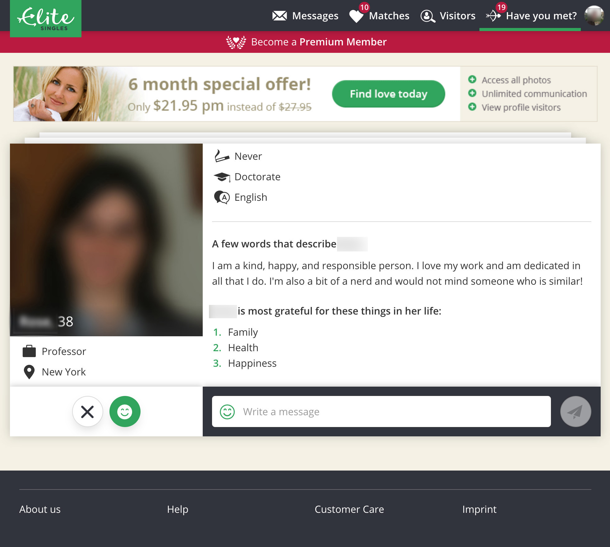 EliteSingles review: A dating site meant for a more mature crowd