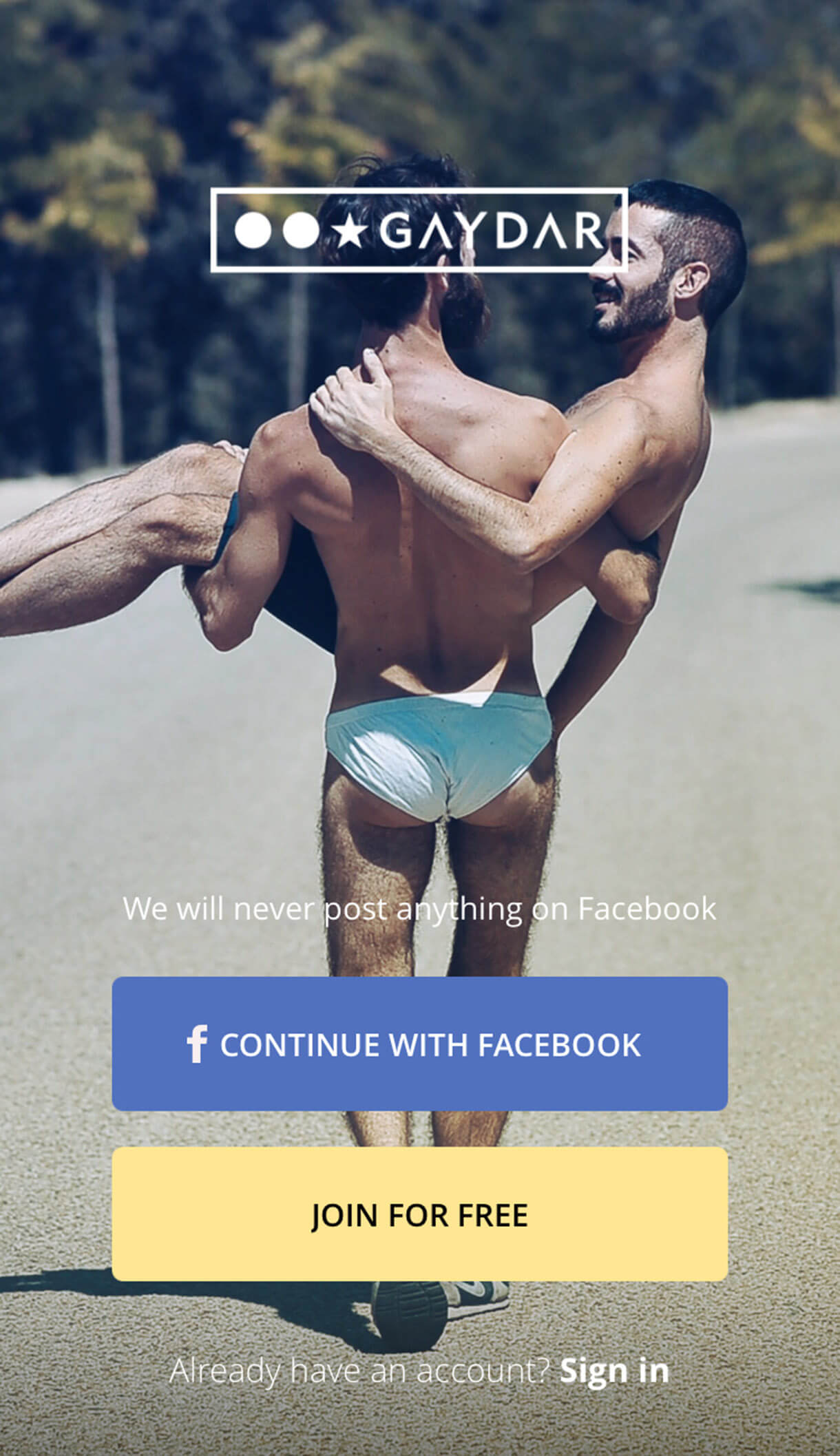 Gaydar application