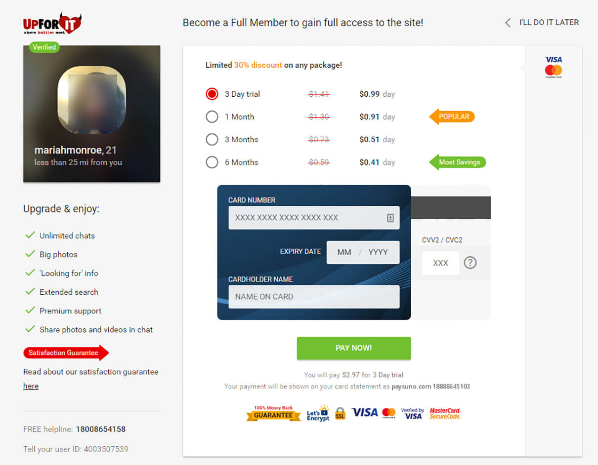 Upforit Review February 2021 Just Fakes Or Real Hot Dates Datingscout Com Upforit networks is a successful online dating company that since its launch in 2006 has aimed its business efforts at creating and maintaining quality casual, niche dating sites.