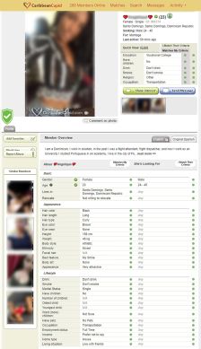 CaribbeanCupid Female Profile