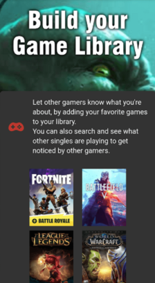 Gamer Dating Mobile App