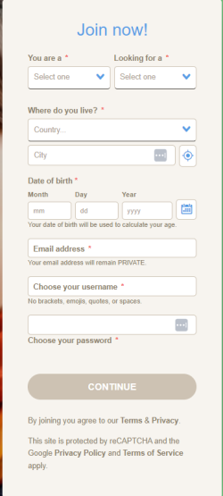 signup