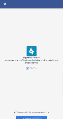 Happn SignUp