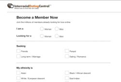 Interracial Dating Central Registration