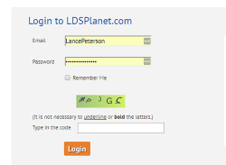 LDS Planet Registration