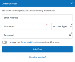 signup