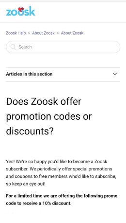 Zoosk Discount Code