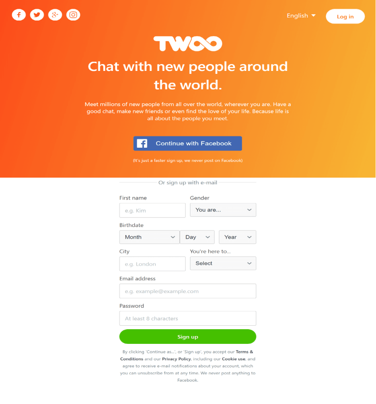 Dating in twoo sign Flirt &