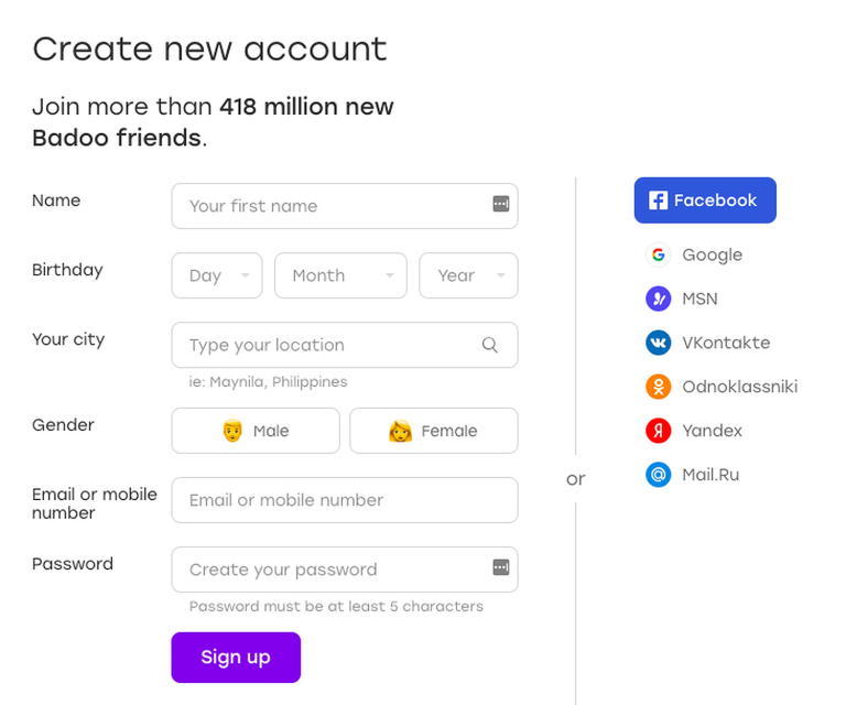 Features badoo new Badoo, the