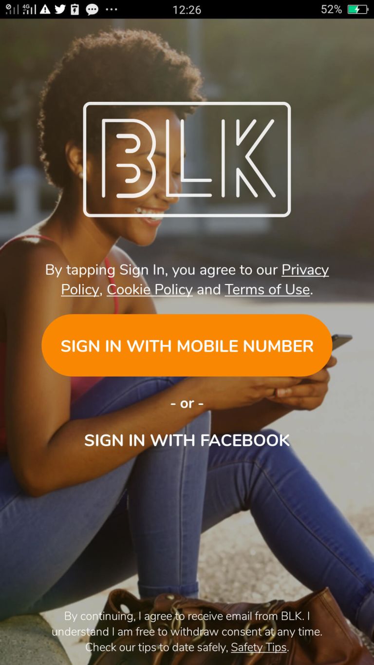 What does blk app stand for?