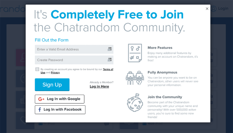 Chatrandom adult hotsell