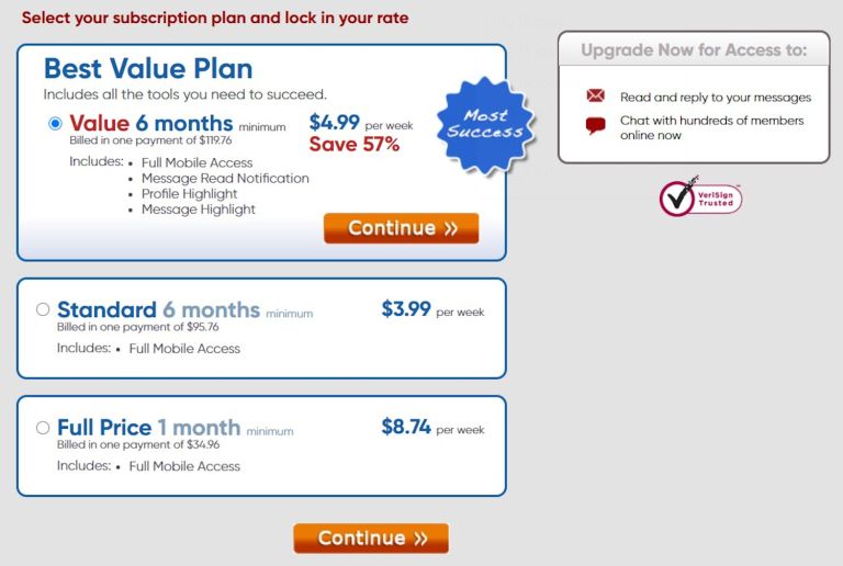 How much does it cost to join OurTime? DatingScout