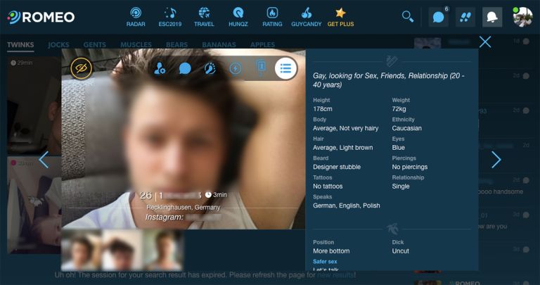 Login gayromeo planetromeo classic