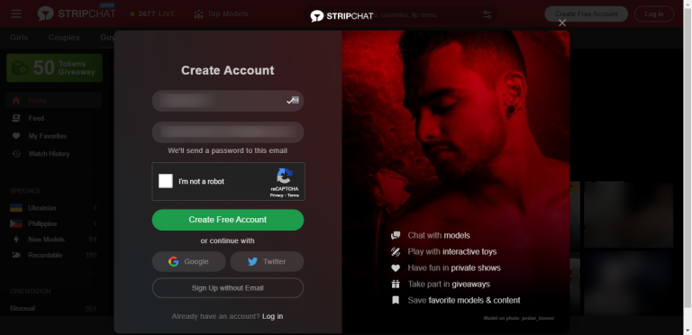 Strip chat web deals
