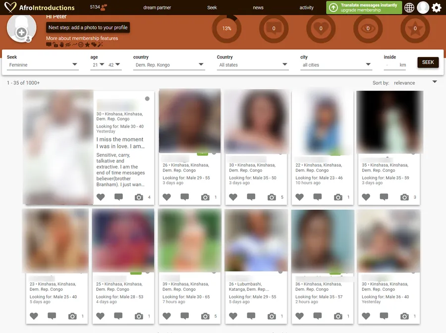 Afrointroductions Member AfroIntroductions Review July 2026: Hit or Miss? - DatingScout