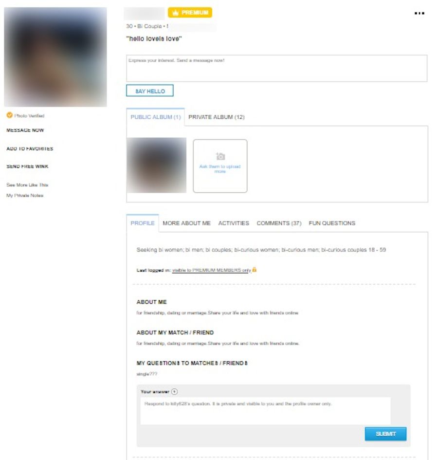 ADO App Store Dating Site