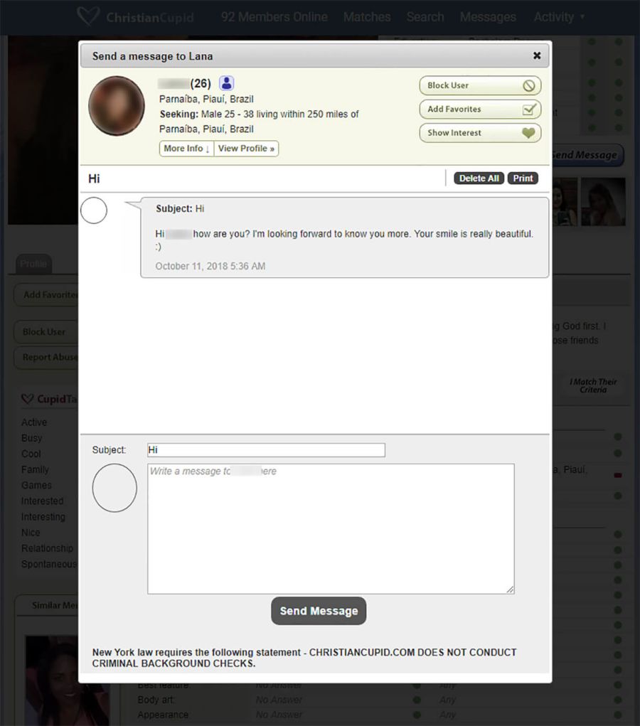 Christian Cupid Review February 2021 Just Fakes Or Real Dates Datingscout Com Christiancupid is the leading dating app that connects single christians worldwide. christian cupid