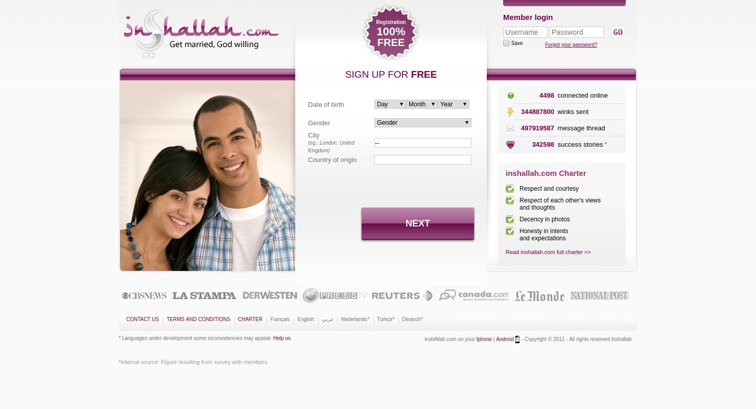Dating Site serios Inchallah)