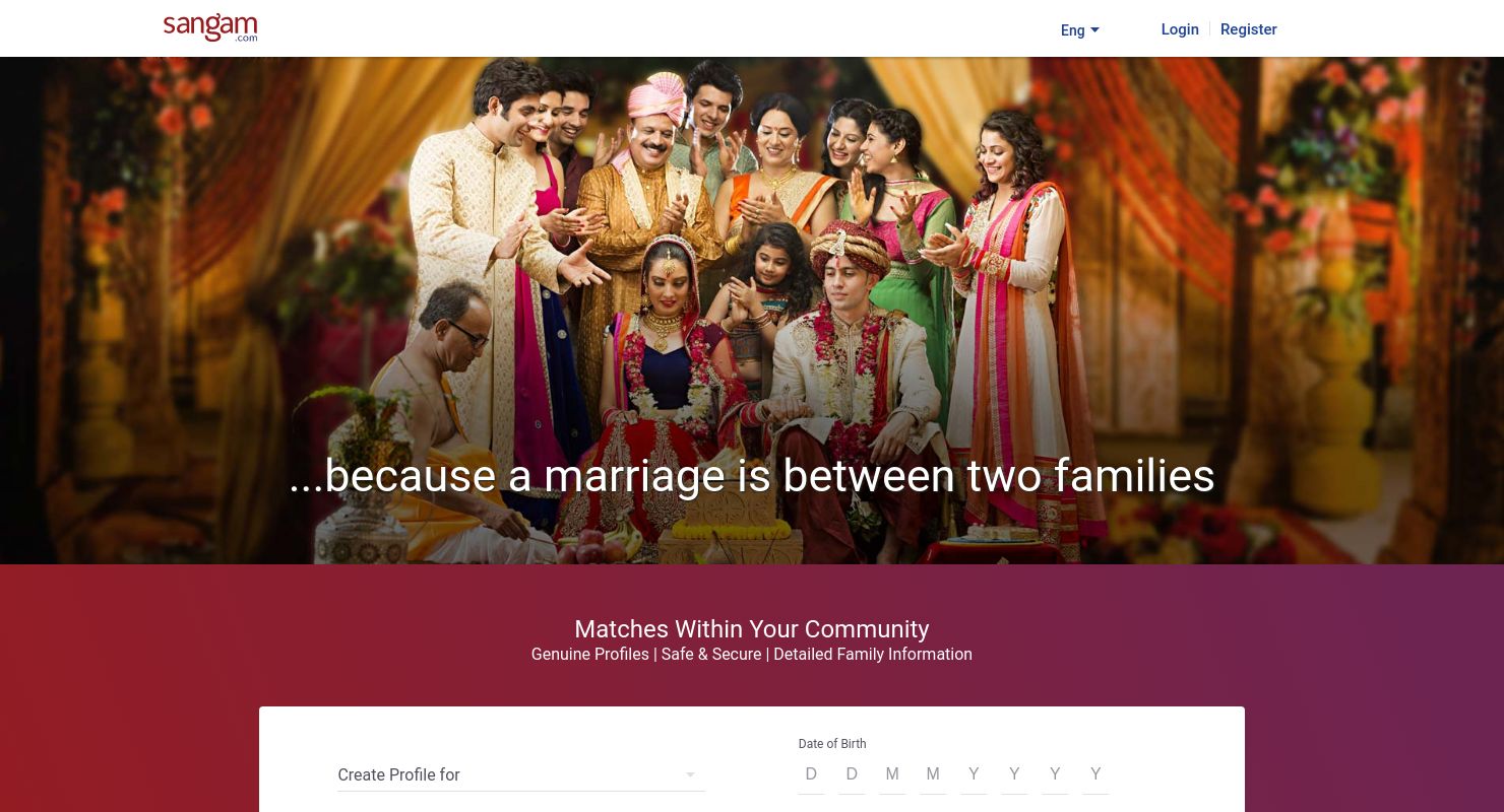 Sangam Review April 2021 Holy Matrimony Or Scam Datingscout Com It is well known for its good work on it is the largest matrimonial site in india, which provides perfect life partner totally free and no any. sangam review april 2021 holy